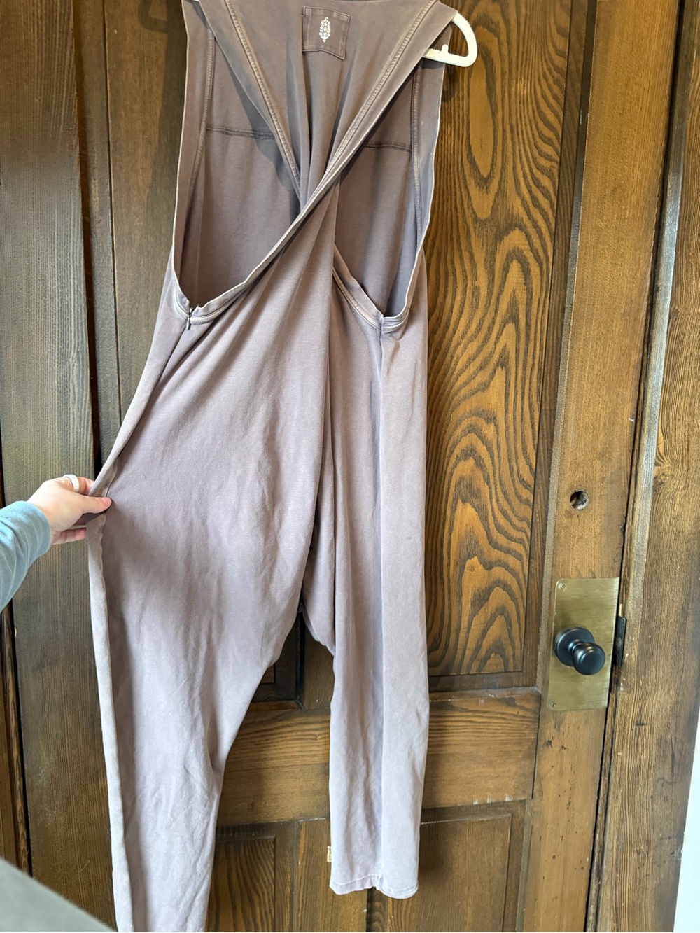 FP Movement by Free People Sleeveless Relaxed Jumpsuit in Dusty Mauve - Picture 2 of 3